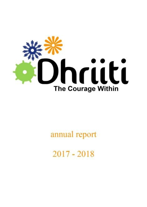 Dhriiti Annual Report – 2017-2018