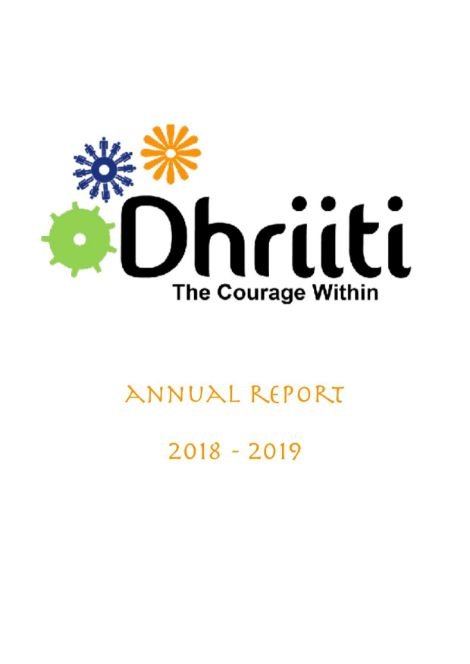 Dhriiti Annual Report 2018-2019